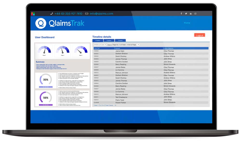 QlaimsTrak Portal